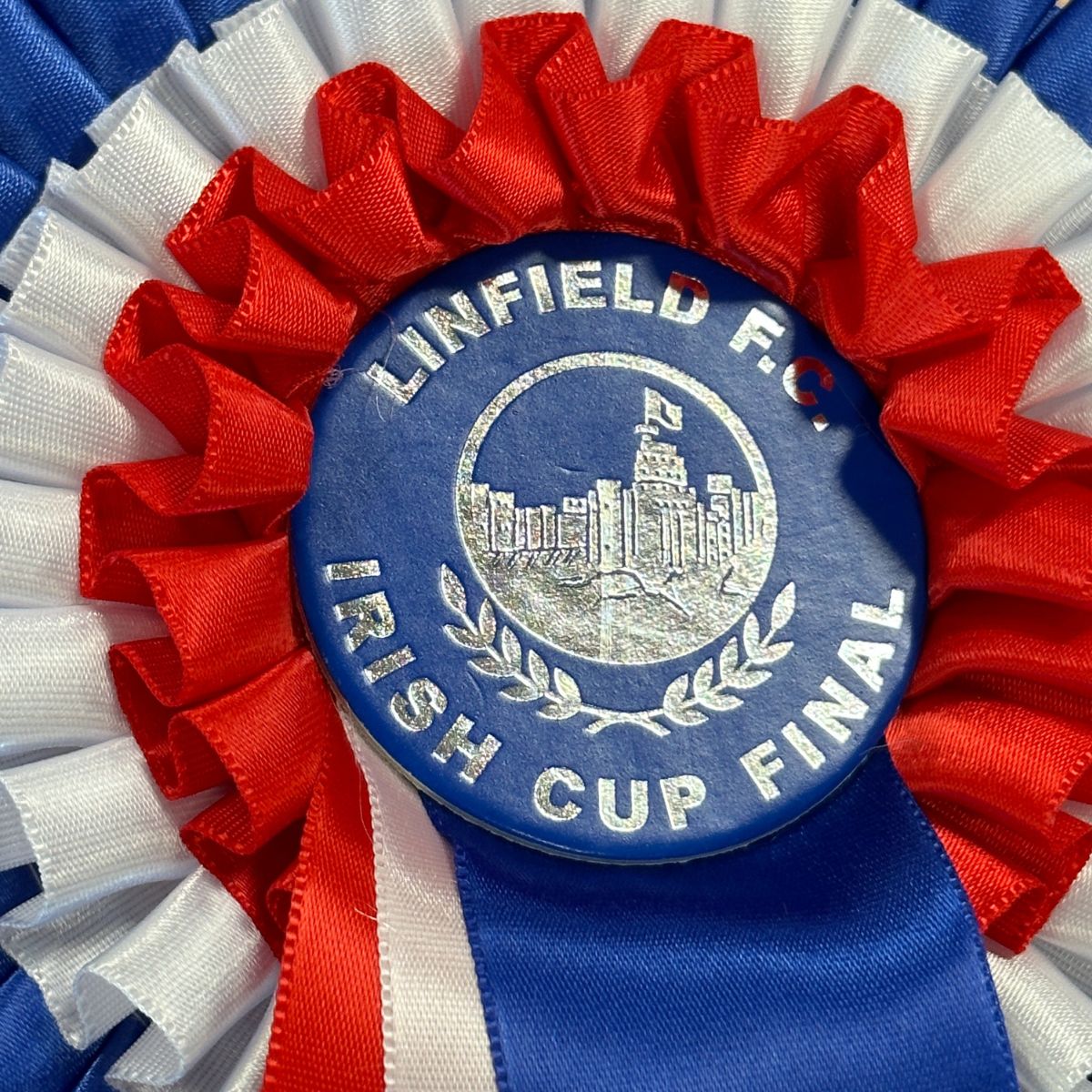 Linfield Irish Cup Final Rosette