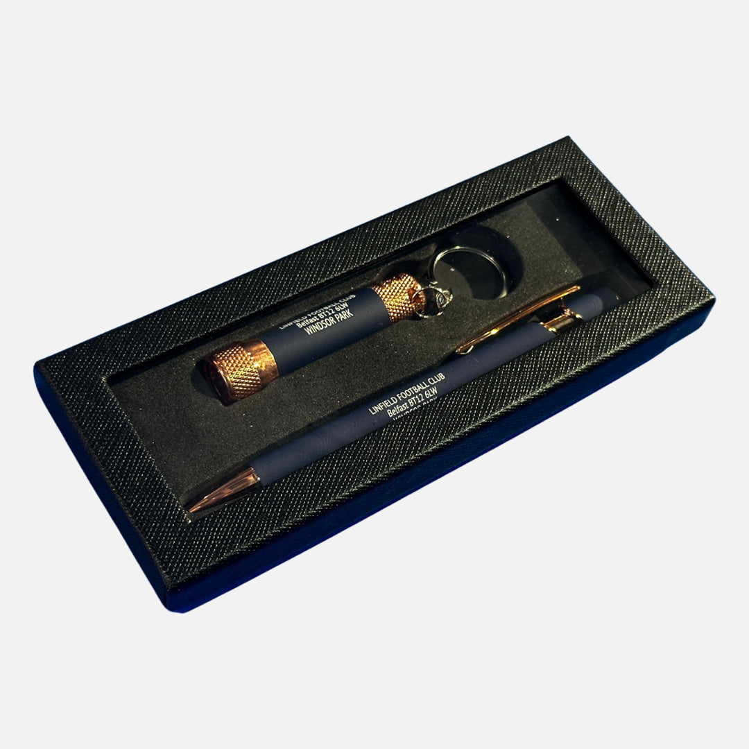 Linfield Pen & Torch Set