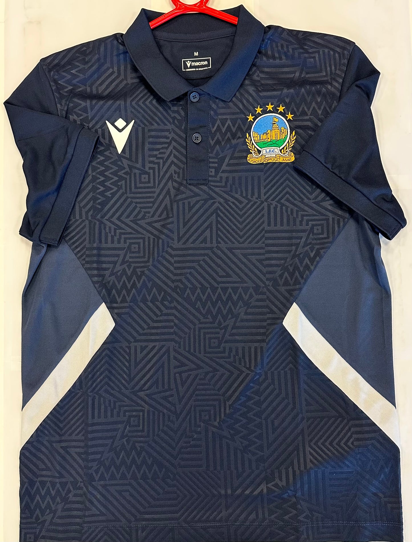 2023-2024 Macron RAP POLO NAV/WHT JUNIOR