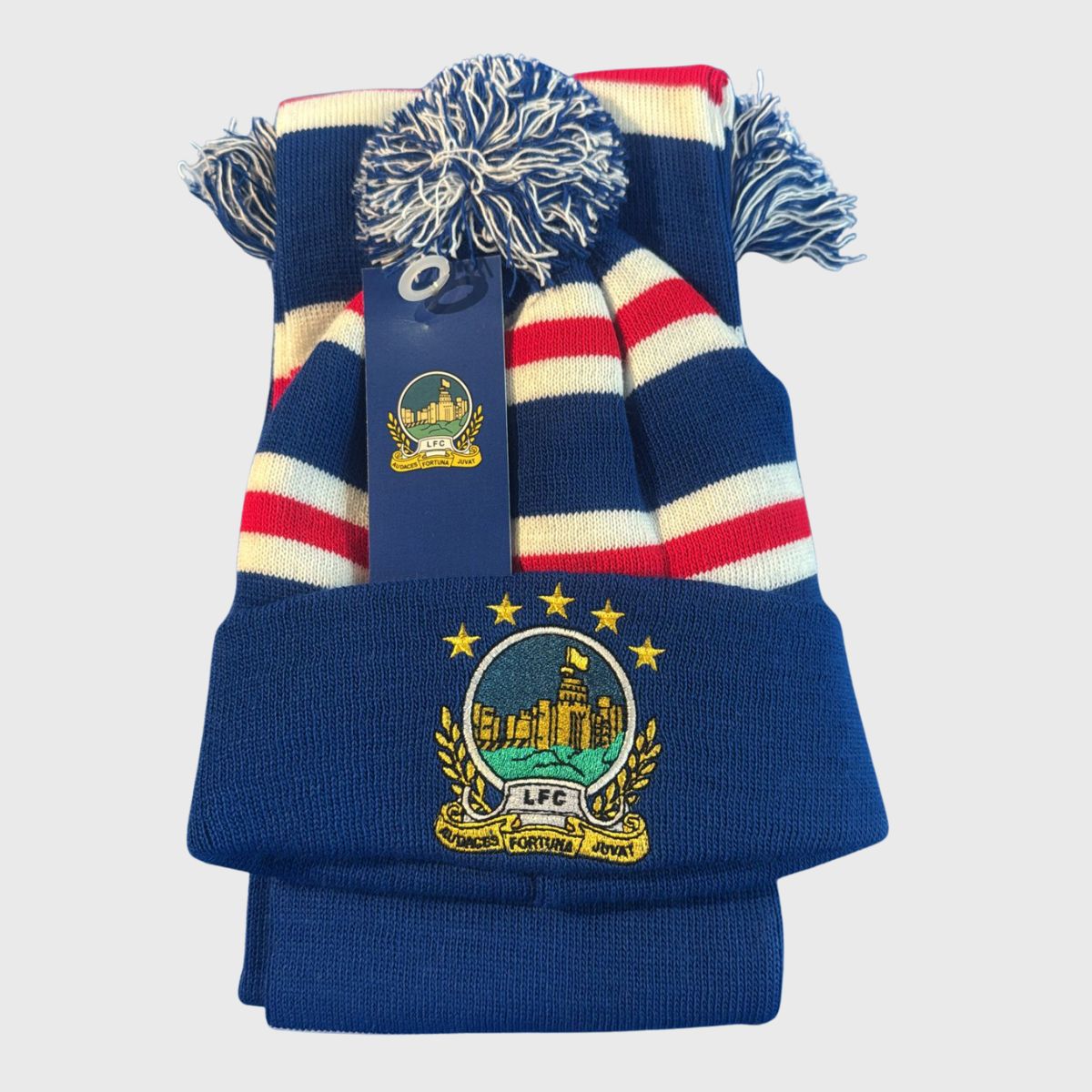 Linfield Kids Hat and Scarf