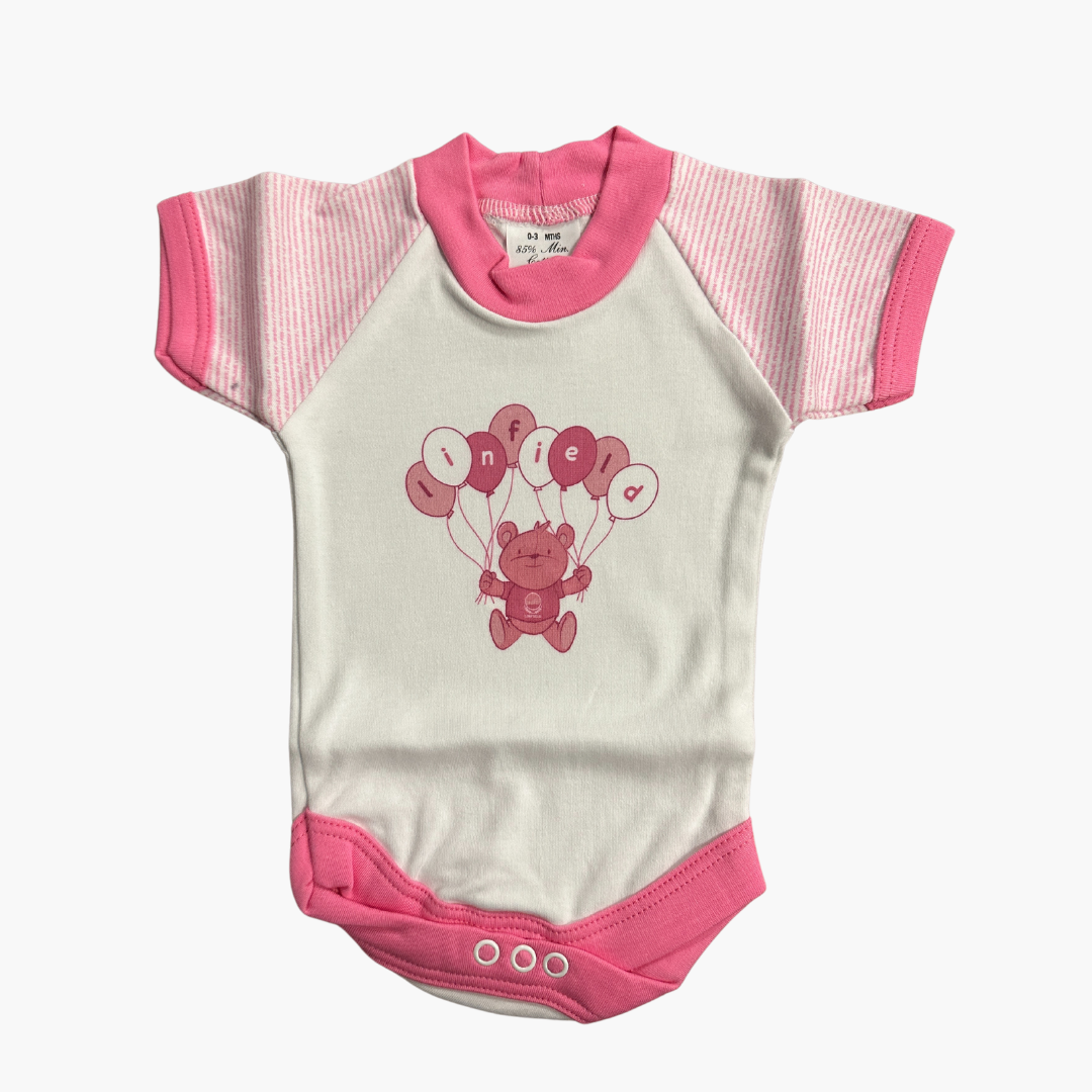 Pink hot sale baby vests