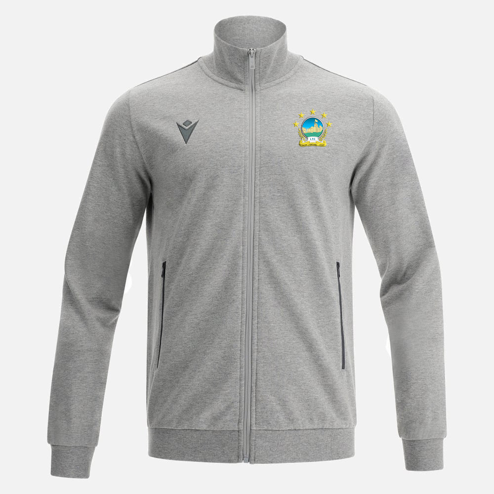 Macron BEAT Full Zip Sweatshirt Grey Junior