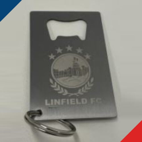 Linfield Bottle Opener Key Ring