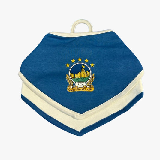 Linfield FC Baby Bib Set - Blue & White (2 Pack)