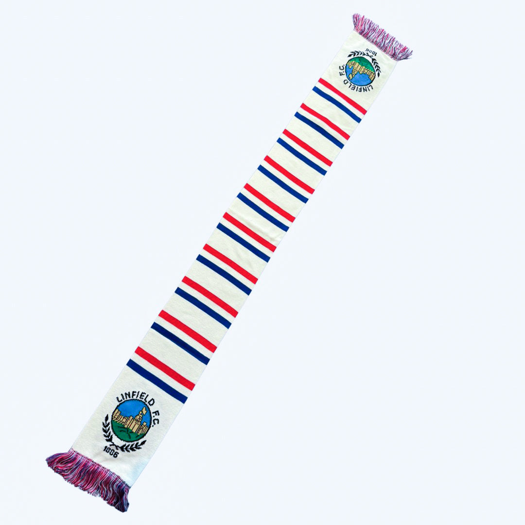 Linfield White Vintage Scarf