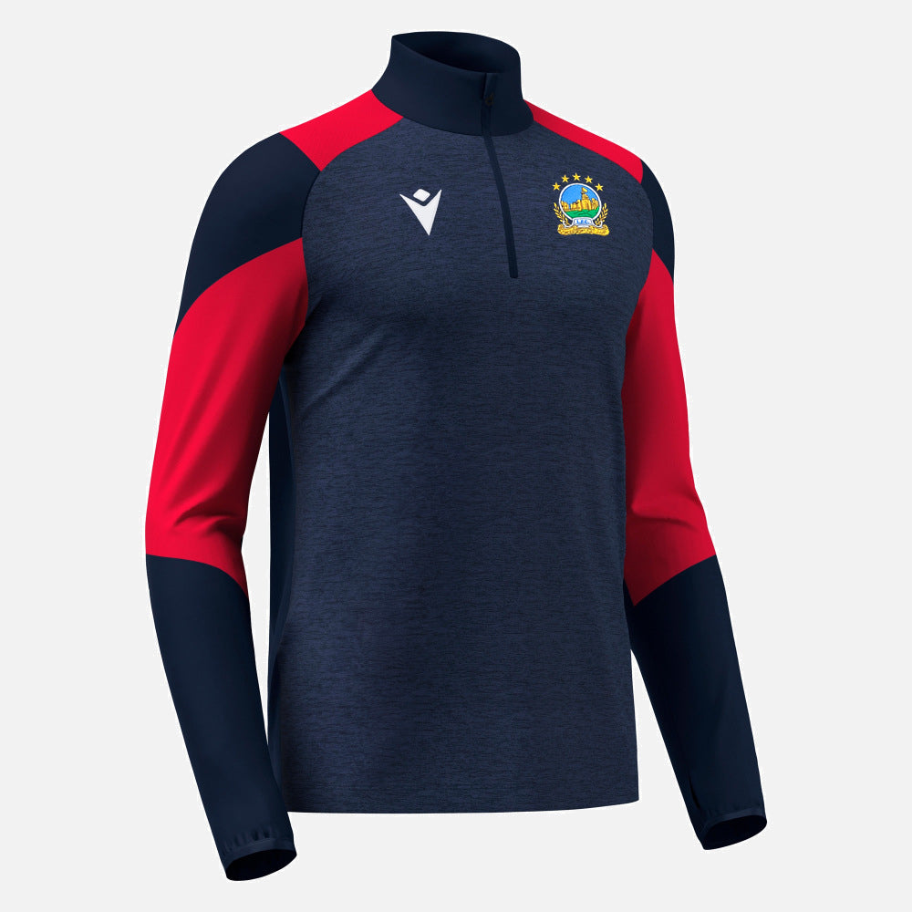 24/25 IZEL 1/4 Zip Sweatshirt (Navy & Red) Junior