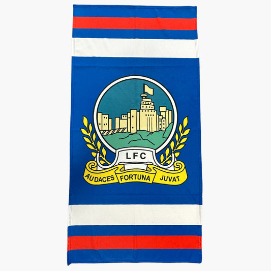 Linfield Badge and Stripe Towel