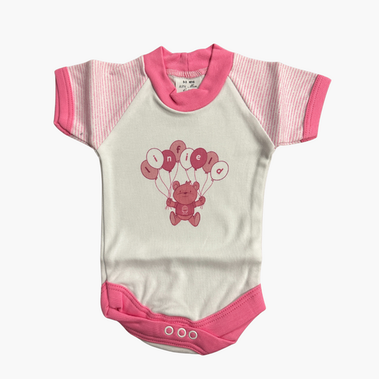 Girls Pink Baby Vests